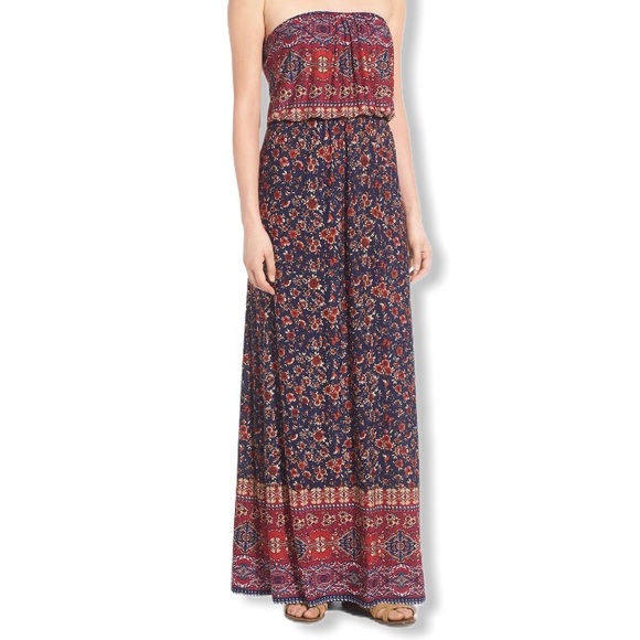 🍍BP Trixxi Small Strapless Maxi, Gently Used - Picture 2 of 6